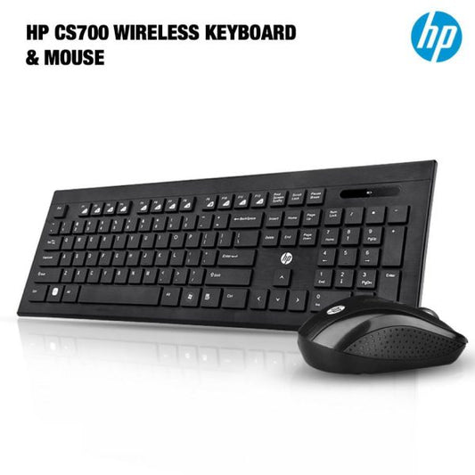 Hp Wireless Keyboard Mouse Combo Cs-700